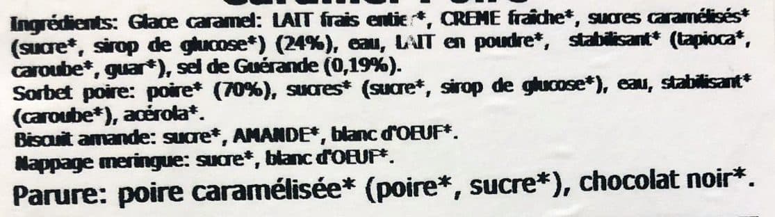 Terre Adélice Bûche Glacée Bio Caramel-Poire packshot