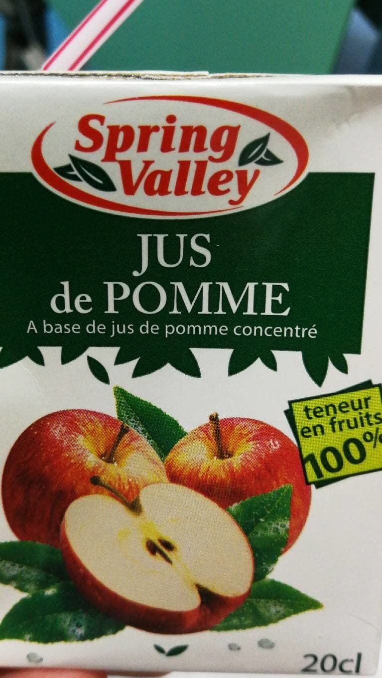 Spring Valley Jus de pomme packshot