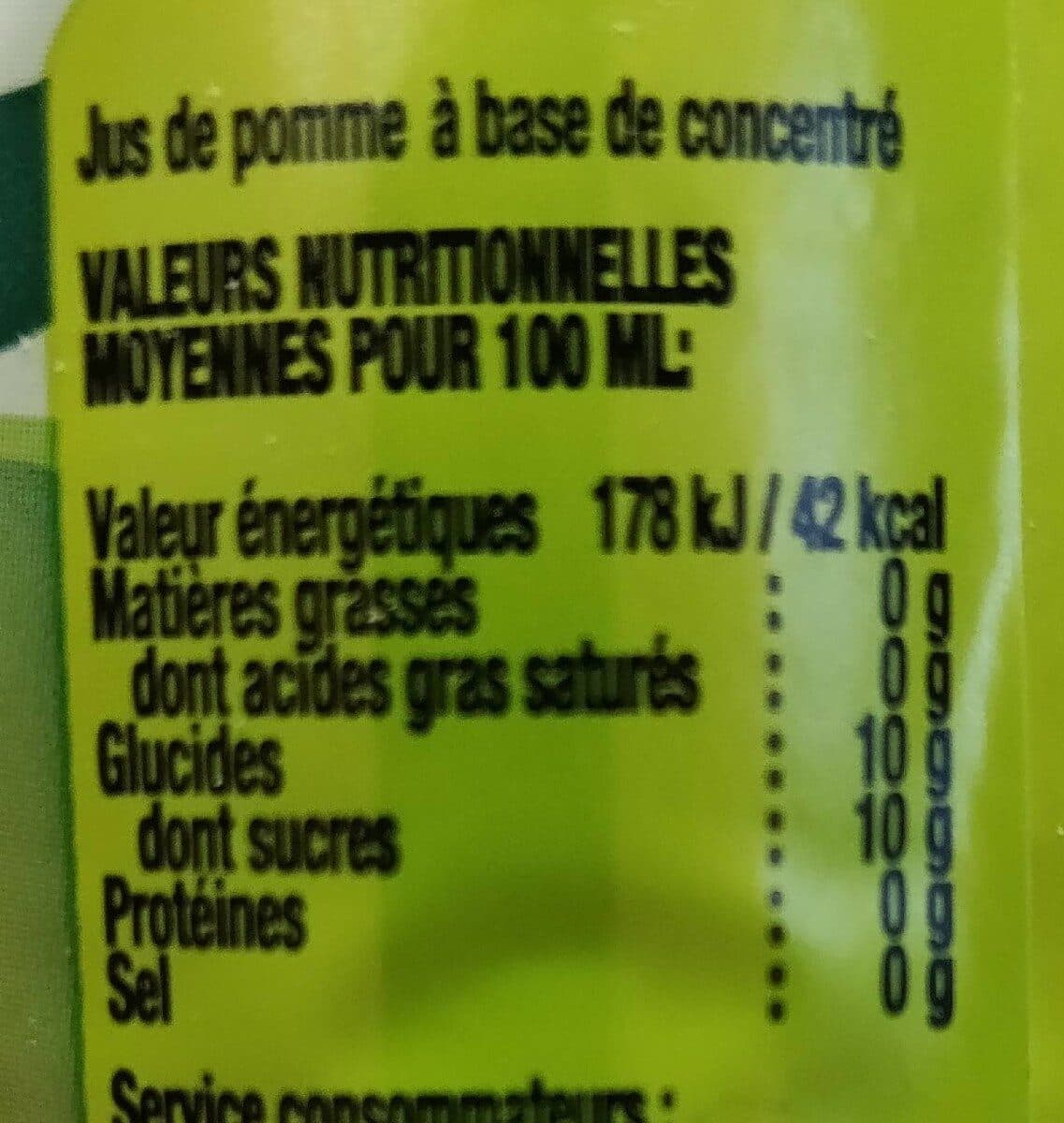 Spring Valley Jus de Pomme packshot