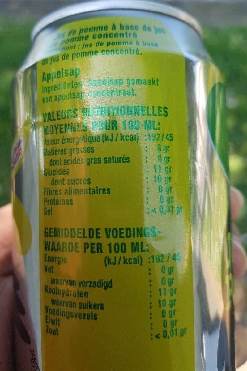 Spring valley Jus De Pomme Canette 33cl packshot