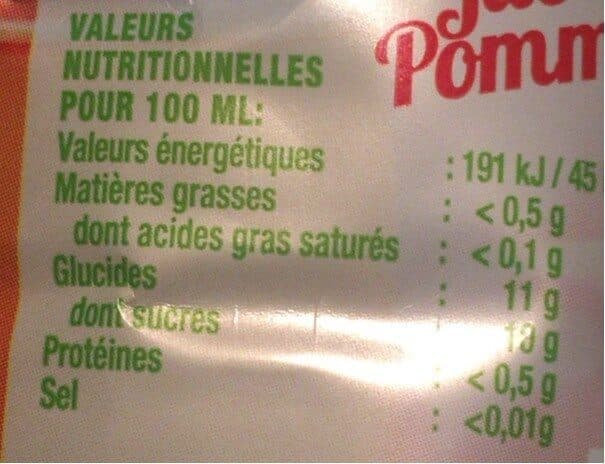Spring Valley Pur jus de pomme packshot