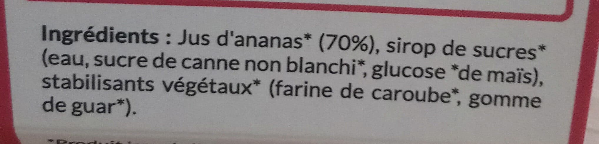 Aquibio Ananas Sorbet Plein Fruit packshot