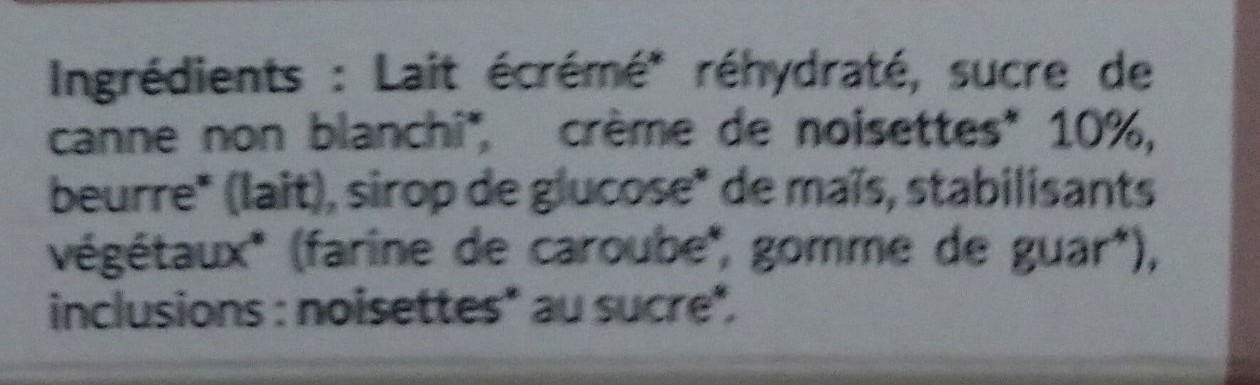 Aquibio Crème glacée noisette packshot