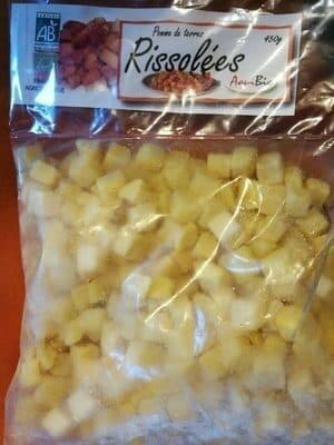 Aquibio Pommes de terre rissolées packshot