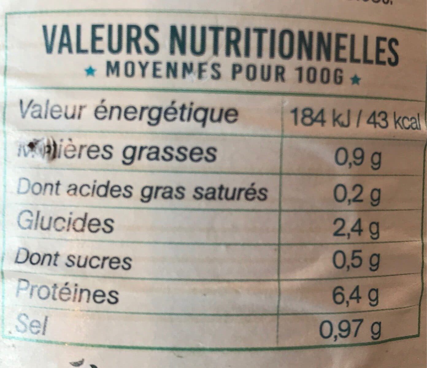Open Food Facts Soupe de crabes packshot