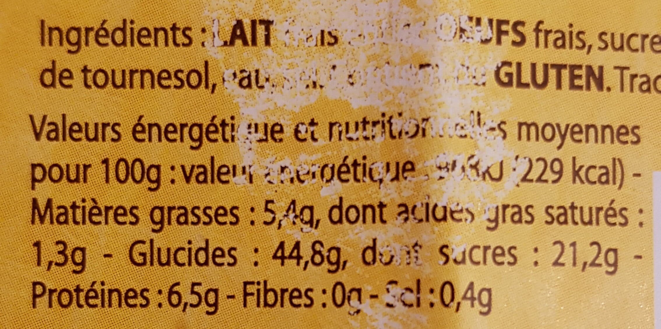 Yann de Bretagne 10 Crêpes sucrées aux œufs frais et au lait entier packshot