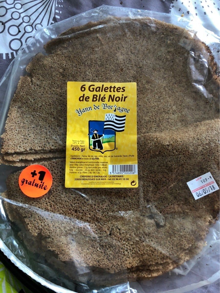 Open Food Facts Galettes de Blé Noir packshot