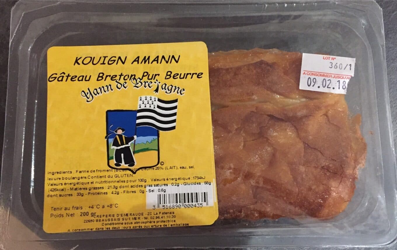 Yann De Bretagne Kouign Amann - Gâteau Breton pur beurre packshot