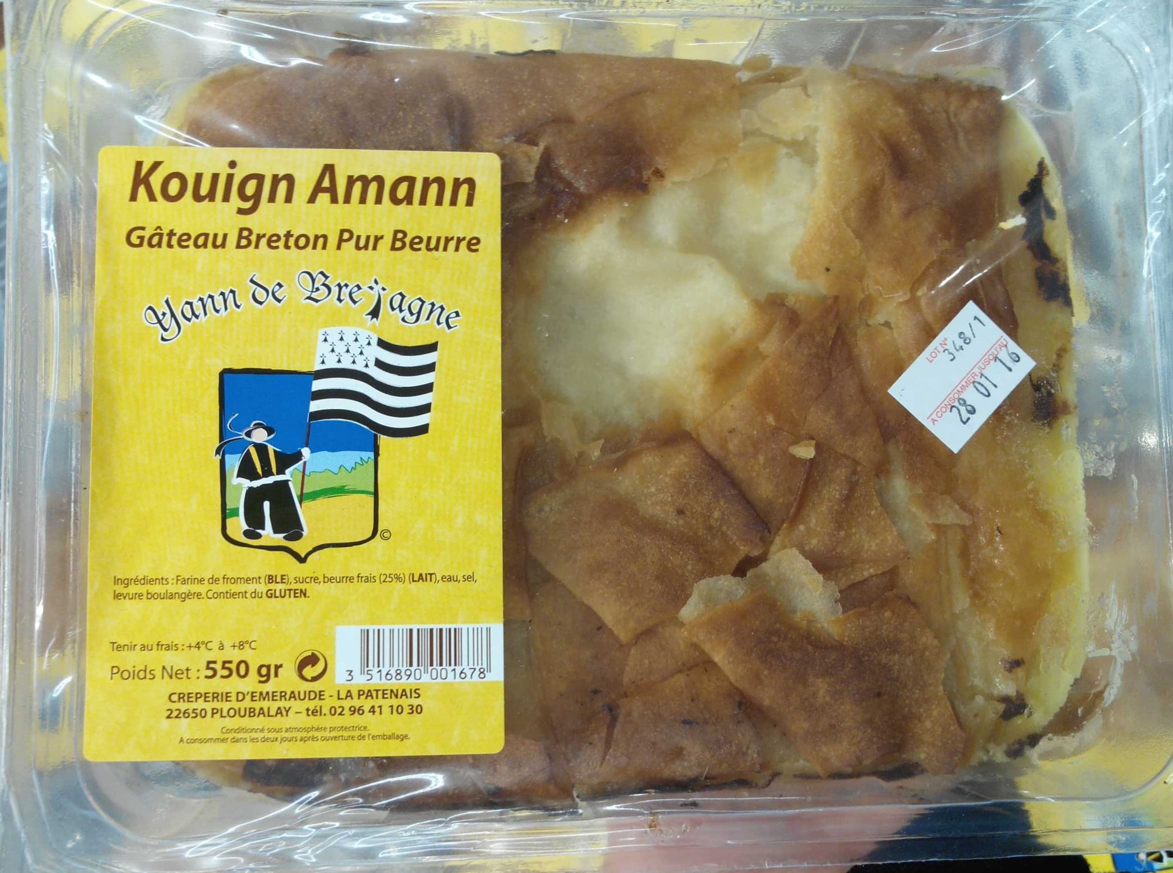 Yann de Bretagne Kouign Amann packshot