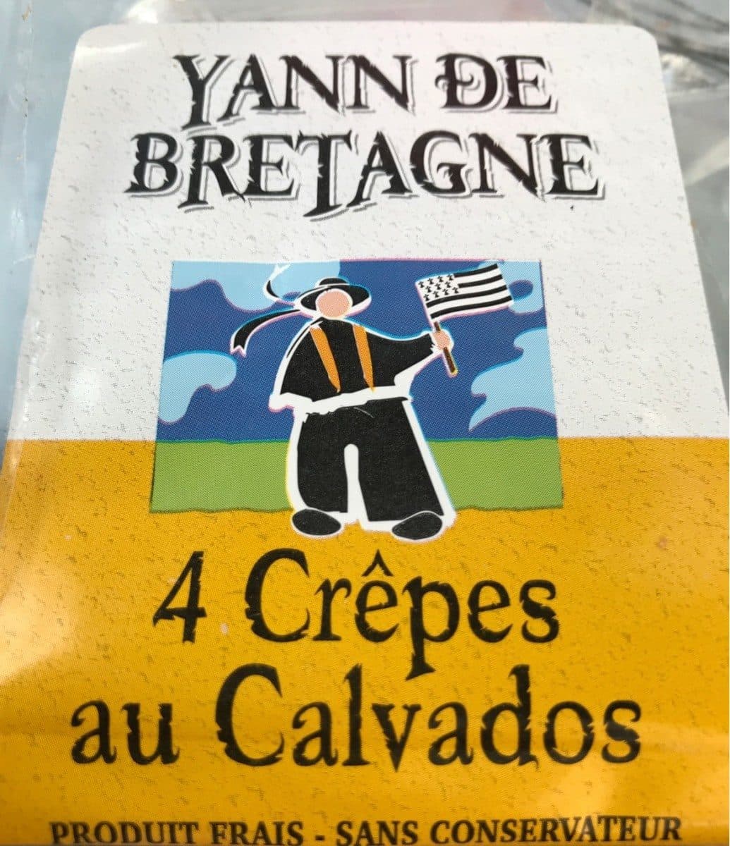 Yann de Bretagne Crêpes au Calvados packshot