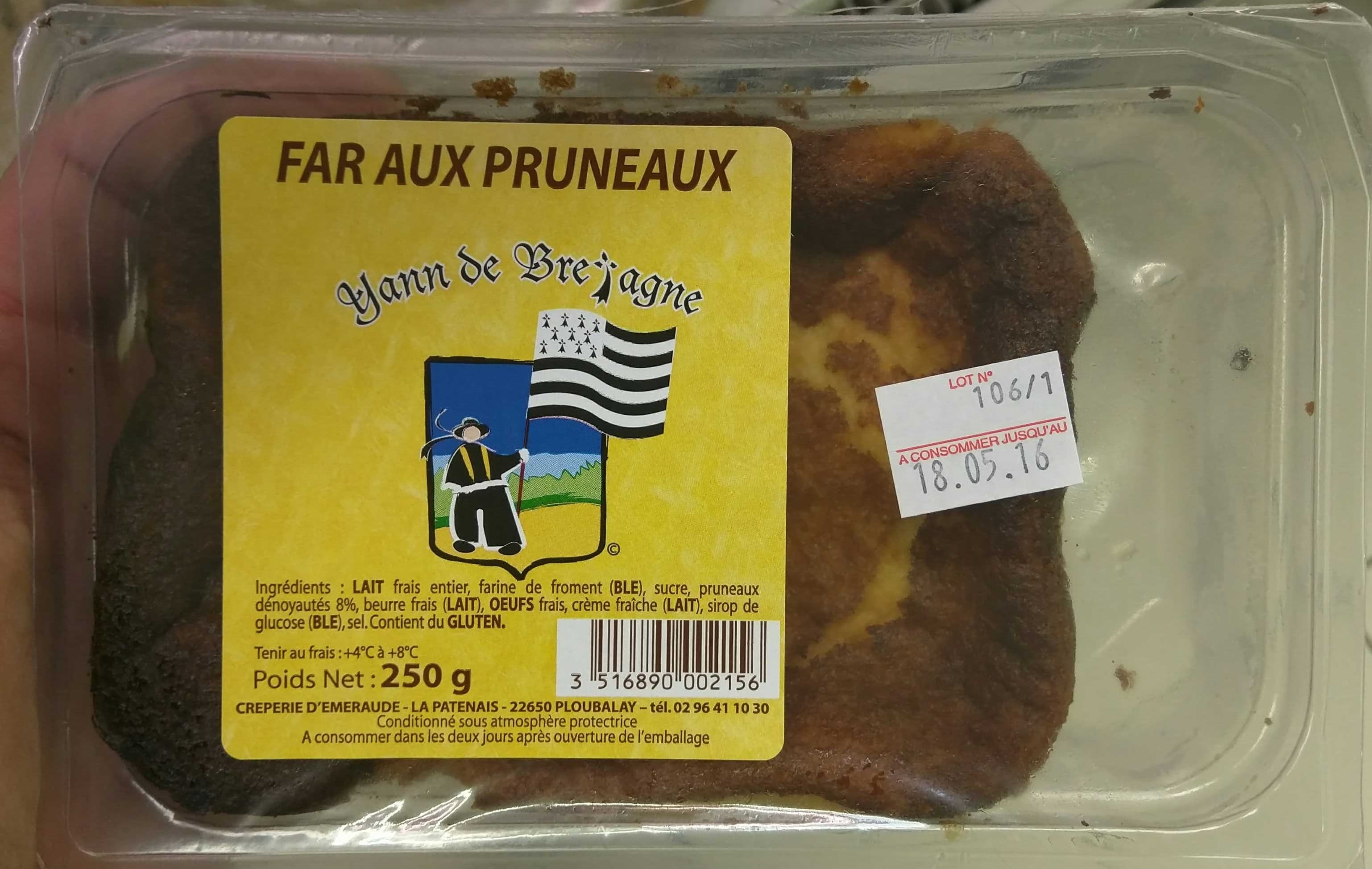 Yann de Bretagne Far aux Pruneaux packshot