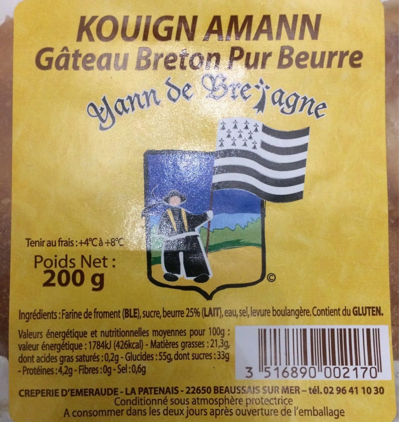 Yann De Bretagne Kouign Amann packshot