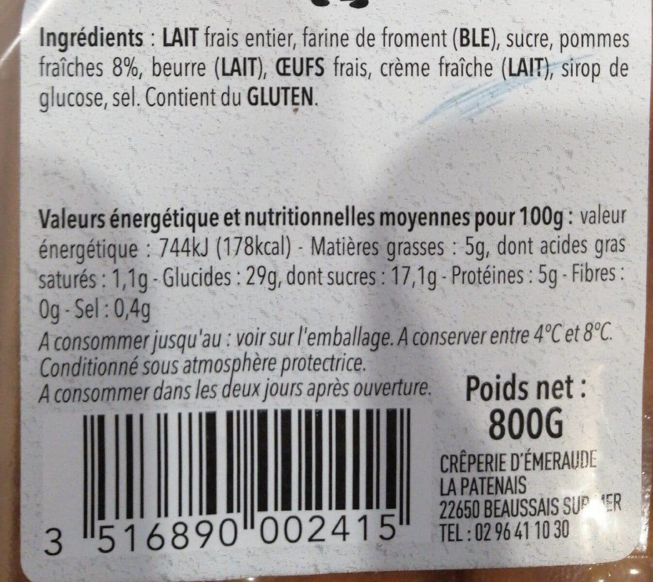 Yann de Bretagne Far aux pommes packshot