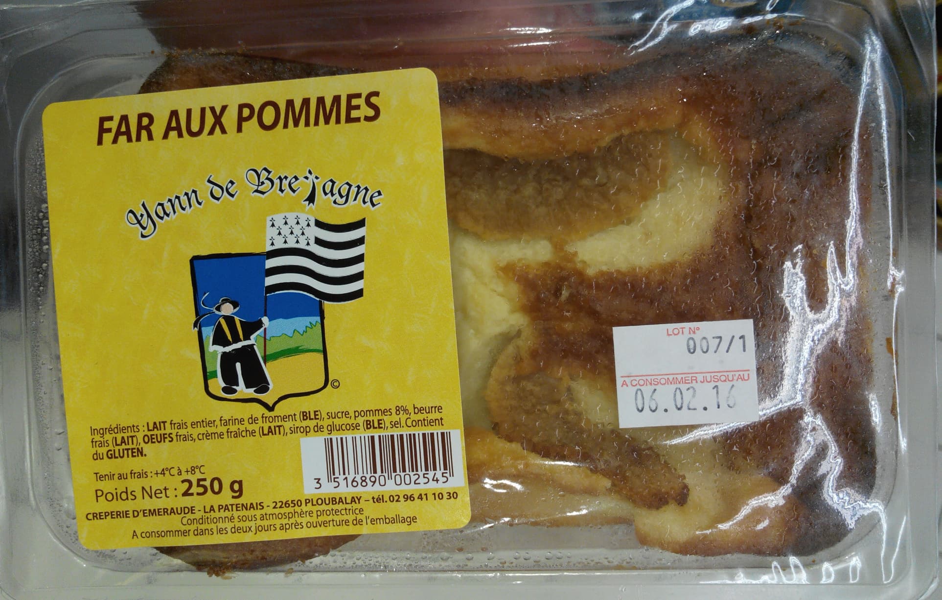 Yann de Bretagne Far aux Pommes packshot