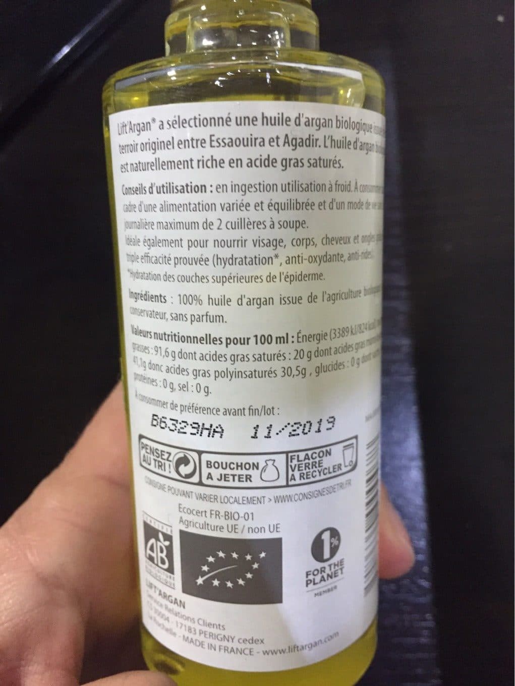 Lea Nature Lift'argan packshot