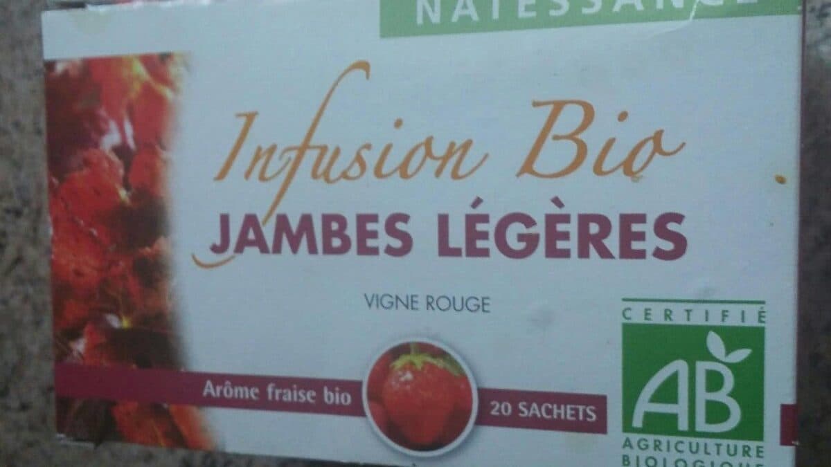 Open Food Facts Infusion jambes légères packshot