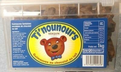 Verquin Ti'nounours packshot