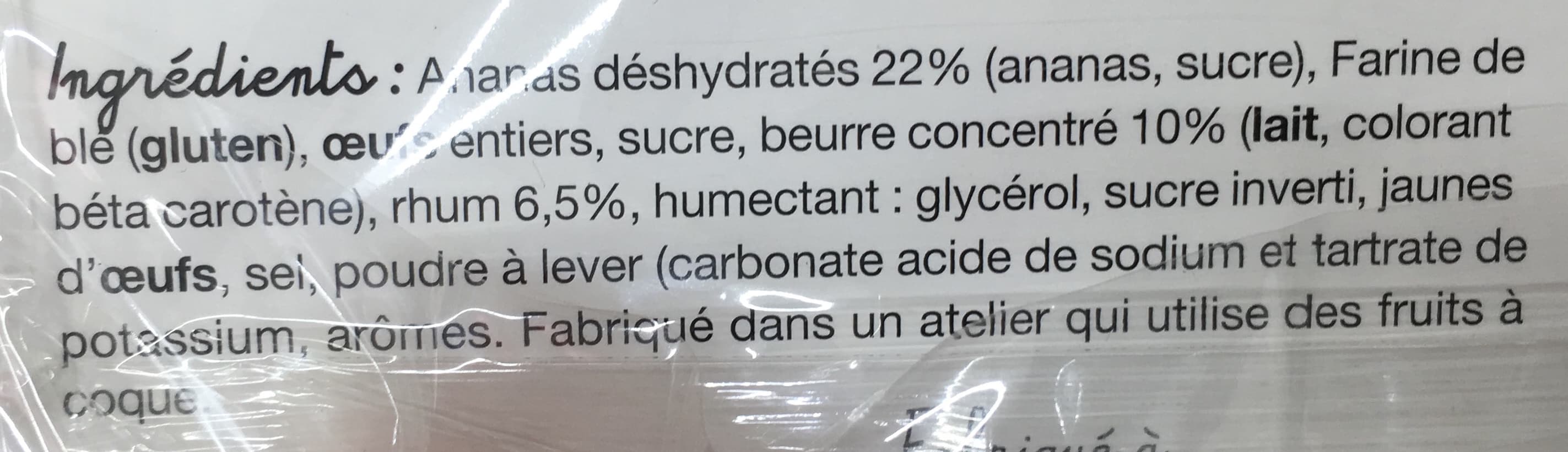 Le Temps des Cerises Cake Pâtissier à l'Ananas packshot