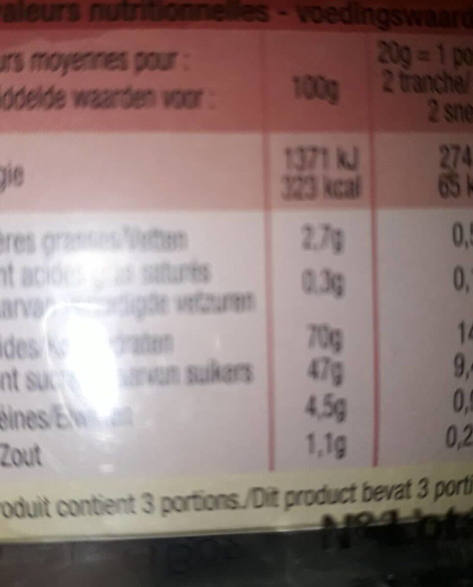 France Cake Tradition Pain d'épices toast packshot