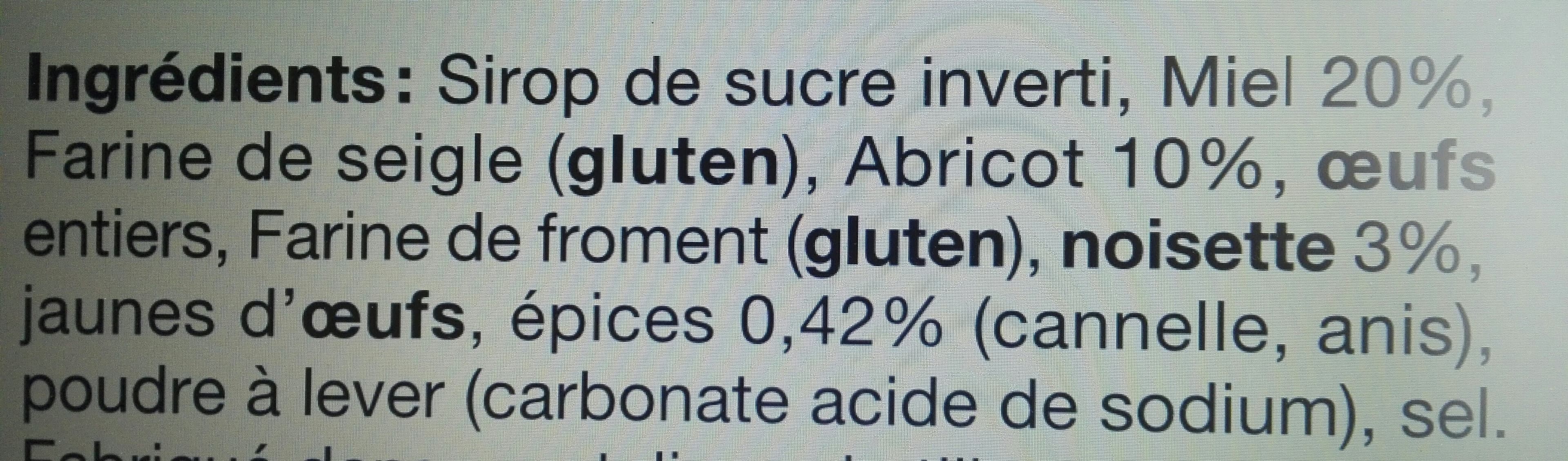 l artisan pâtissier Toast pain d'épice abricot noisettes Spécial Foie Gras packshot
