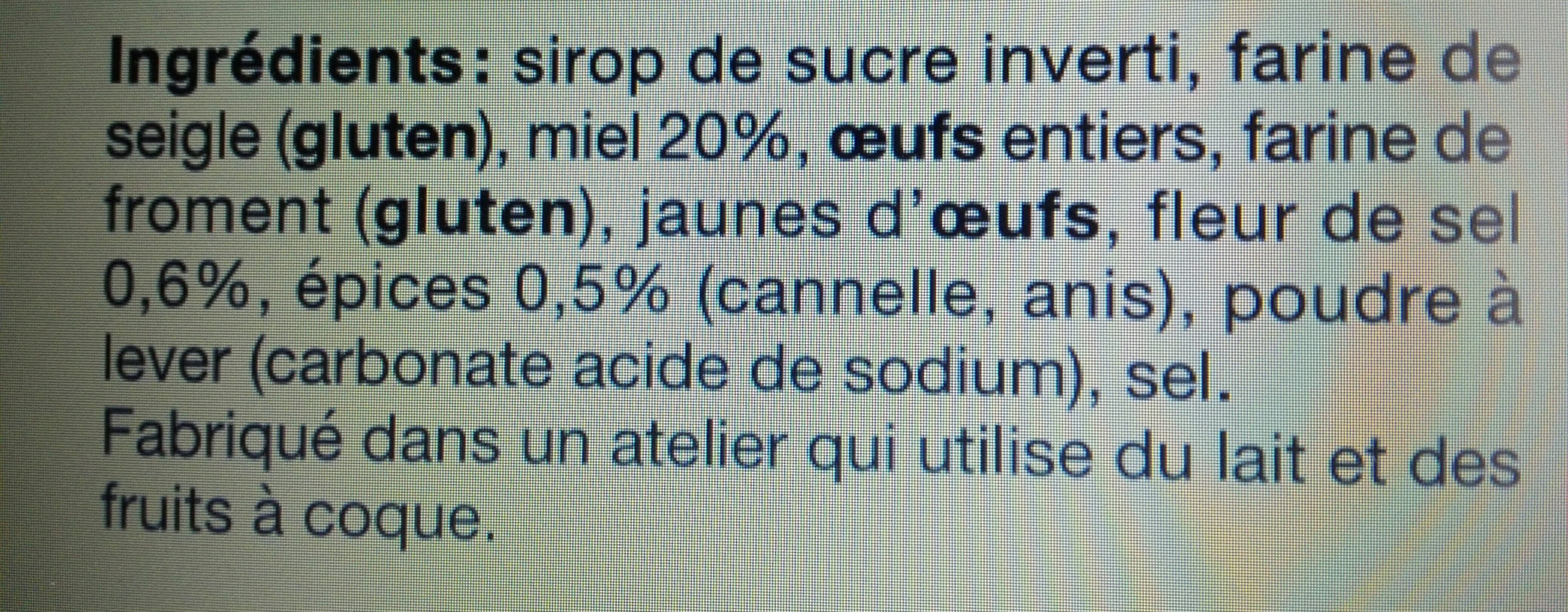 L'artisan Patissier Pain d'épices toast à la fleur de sel de Guérande packshot