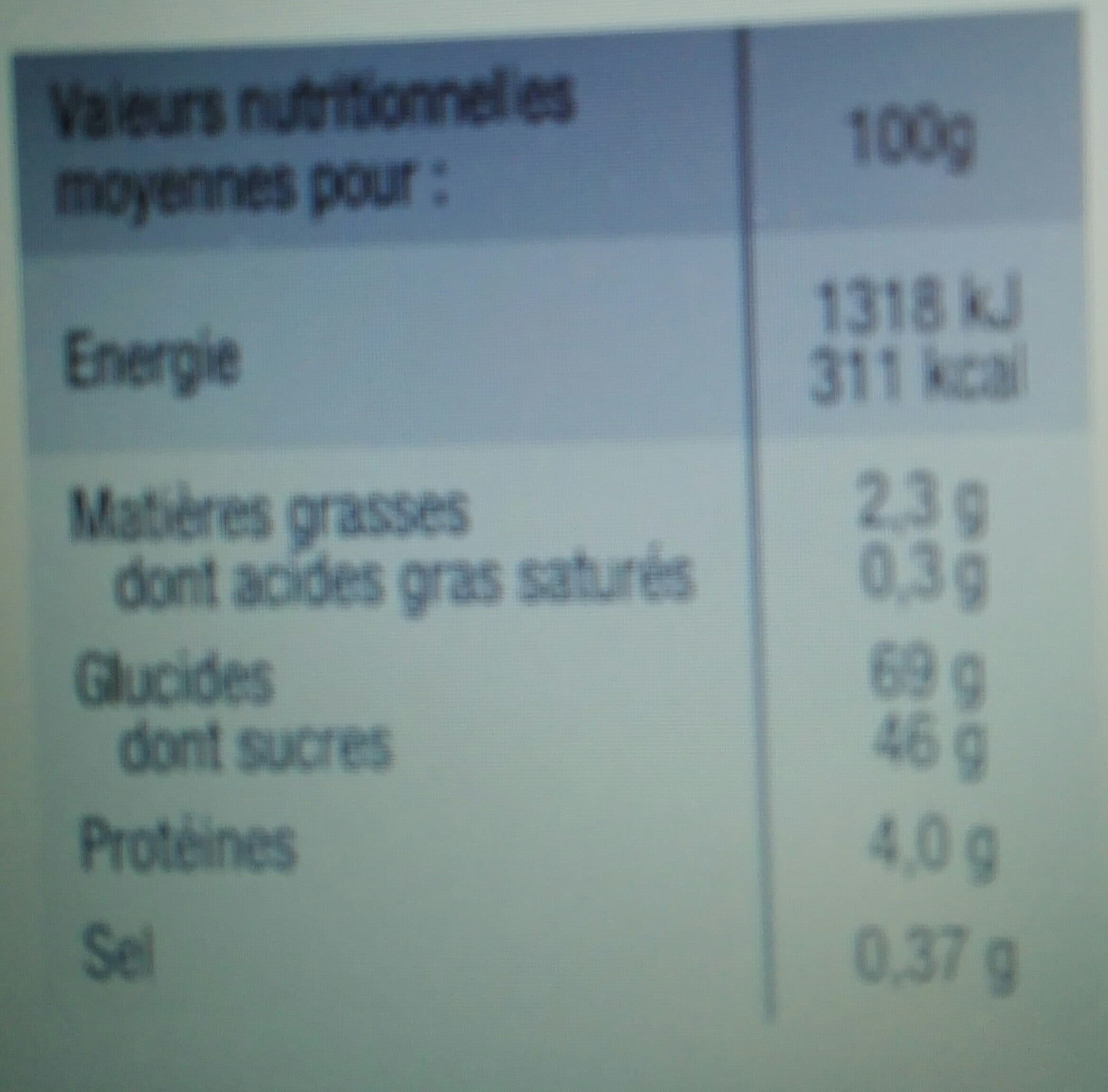 Open Food Facts Pain d'épices au miel et agrumes packshot
