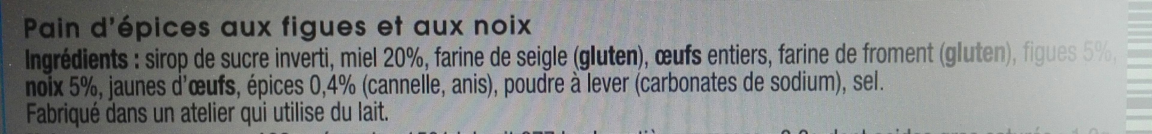 France Cake Tradition Pains d'épices figues noix packshot