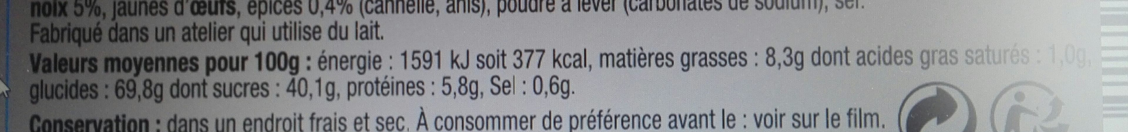 France Cake Tradition Pains d'épices figues noix packshot
