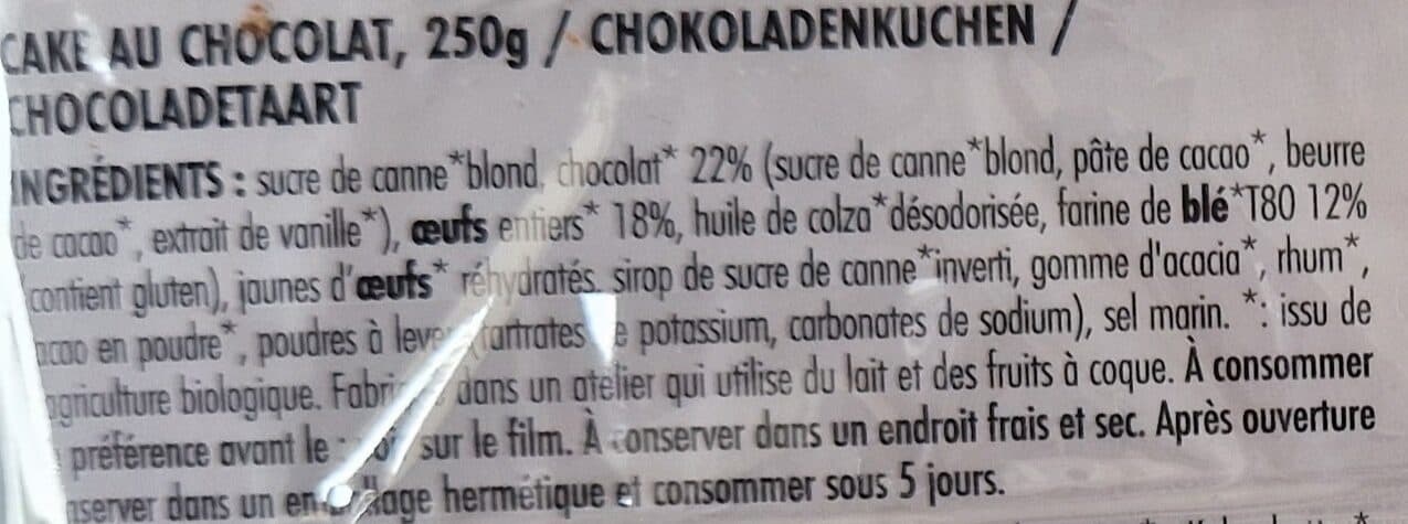 France Cake Cake au Chocolat packshot
