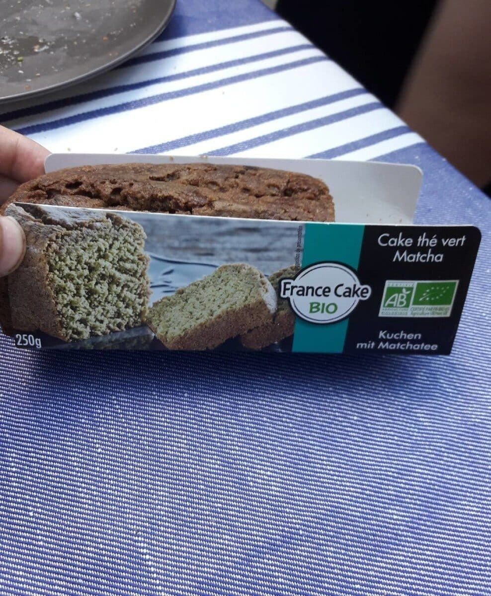 France cake bio Cake thé vert Matcha packshot
