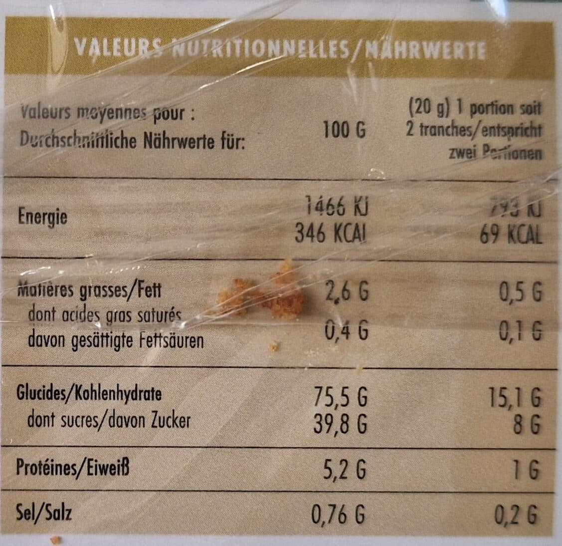 France Cake Bio Pain d’épices Toast Figues packshot
