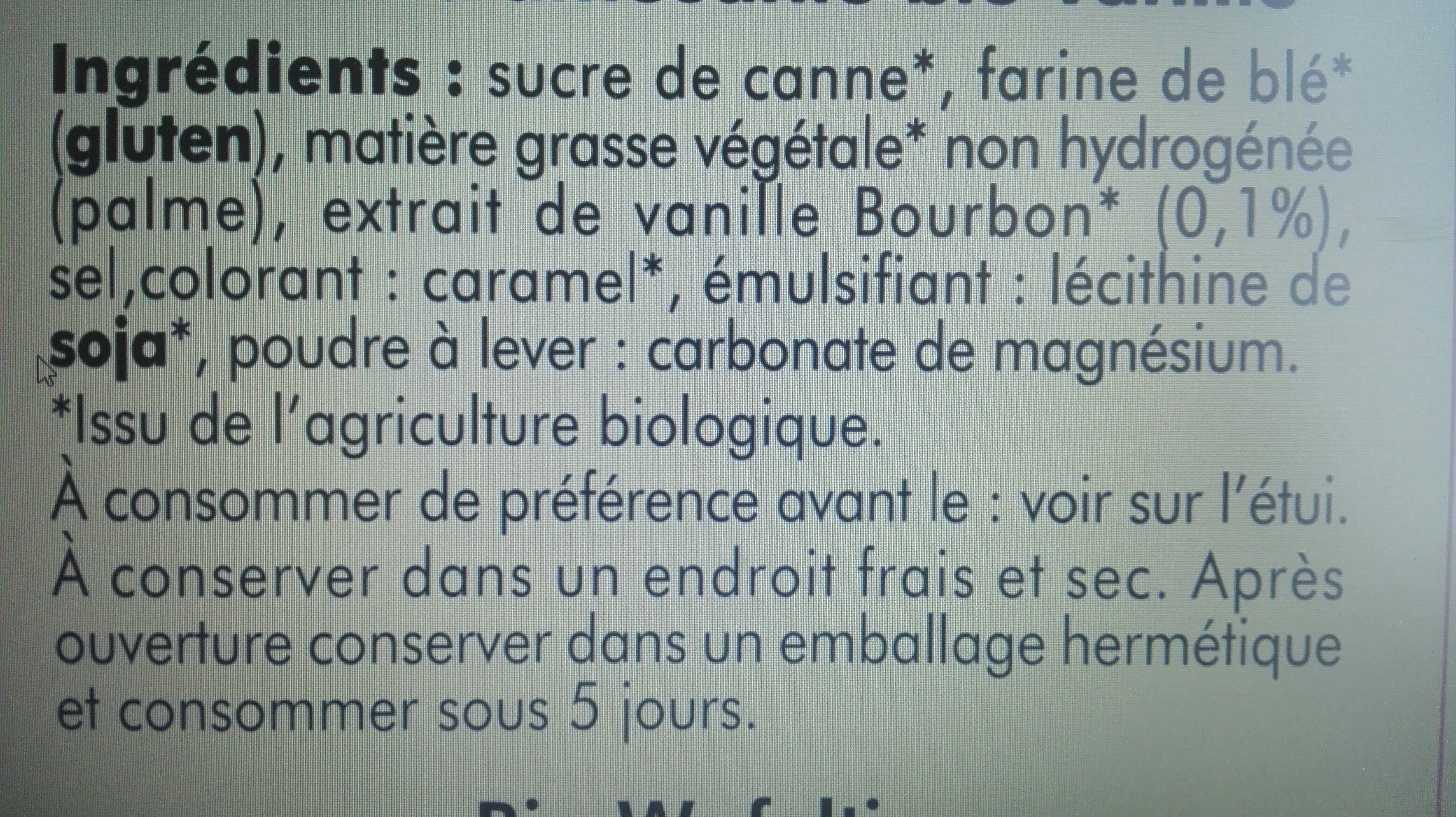 FRANCE CAKE BIO Gaufrette Amusante bio à la Vanille packshot