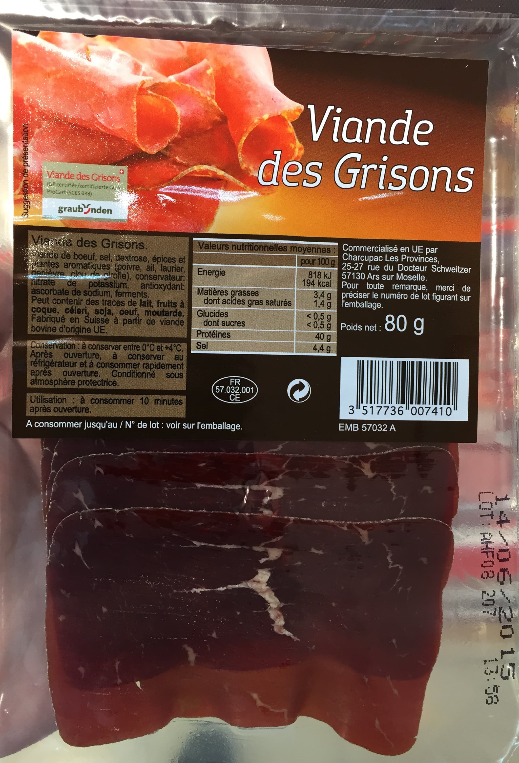 Dia Viande des grisons packshot