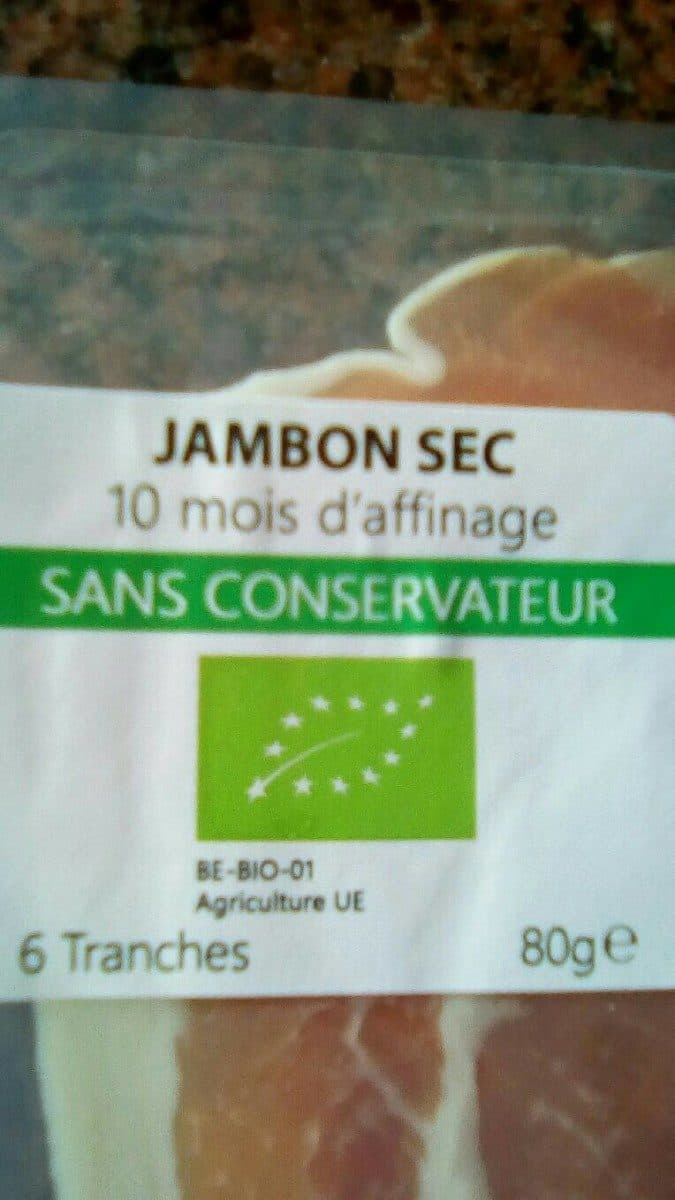 Open Food Facts Jambon sec packshot