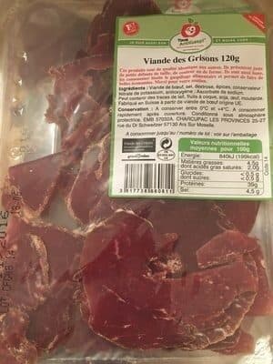 Tous Antigaspi Viande De Grisons packshot