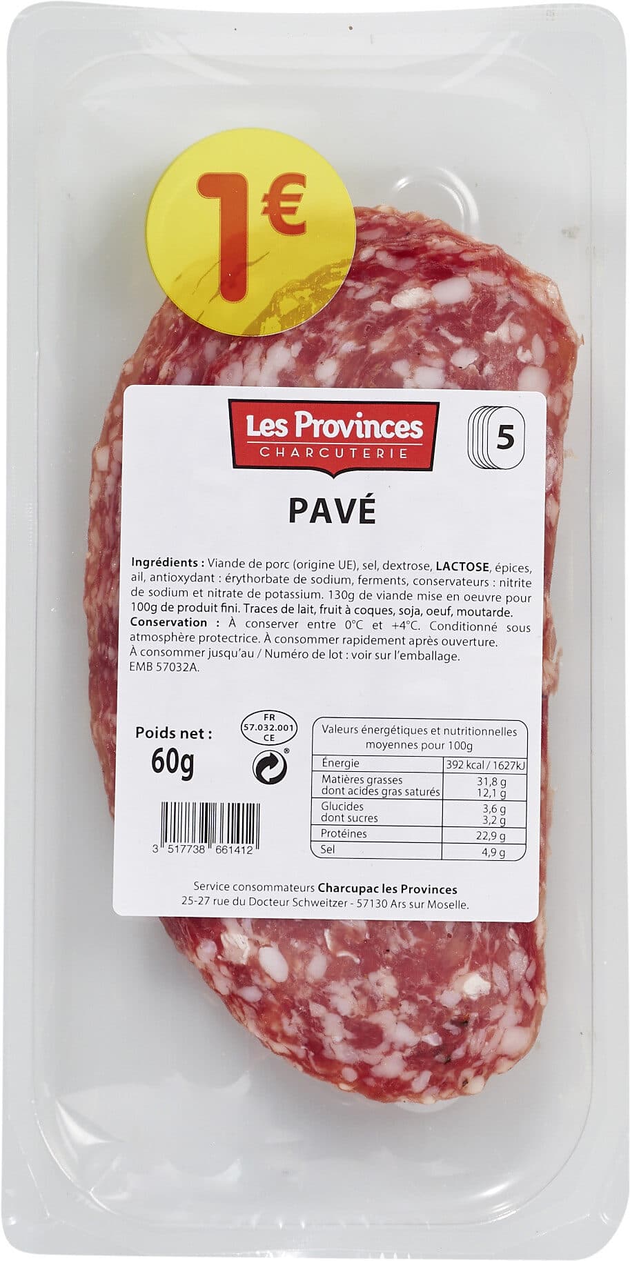 Les Provinces Pavé packshot