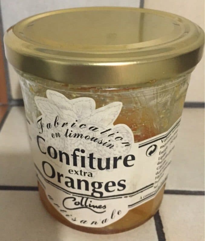 Collines en Limousin Confiture extra orange packshot