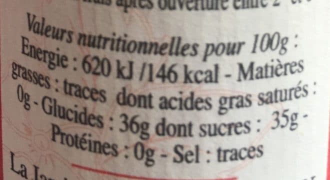 Collines en Limousin Coulis de fraise packshot
