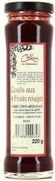 COLLINES Coulis aux 4 fruits rouges packshot