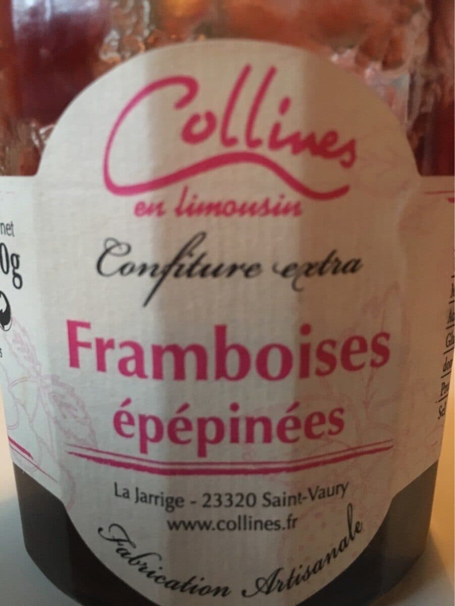 Collines en Limousin Confiture Framboise packshot