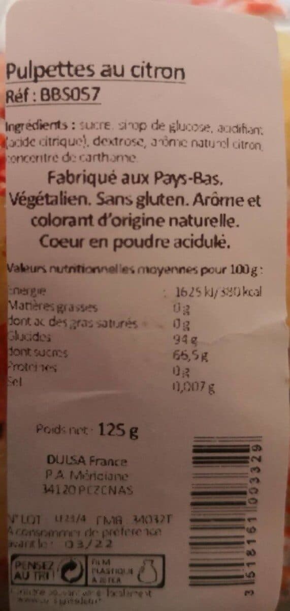 Bon&best Pulpette citron packshot