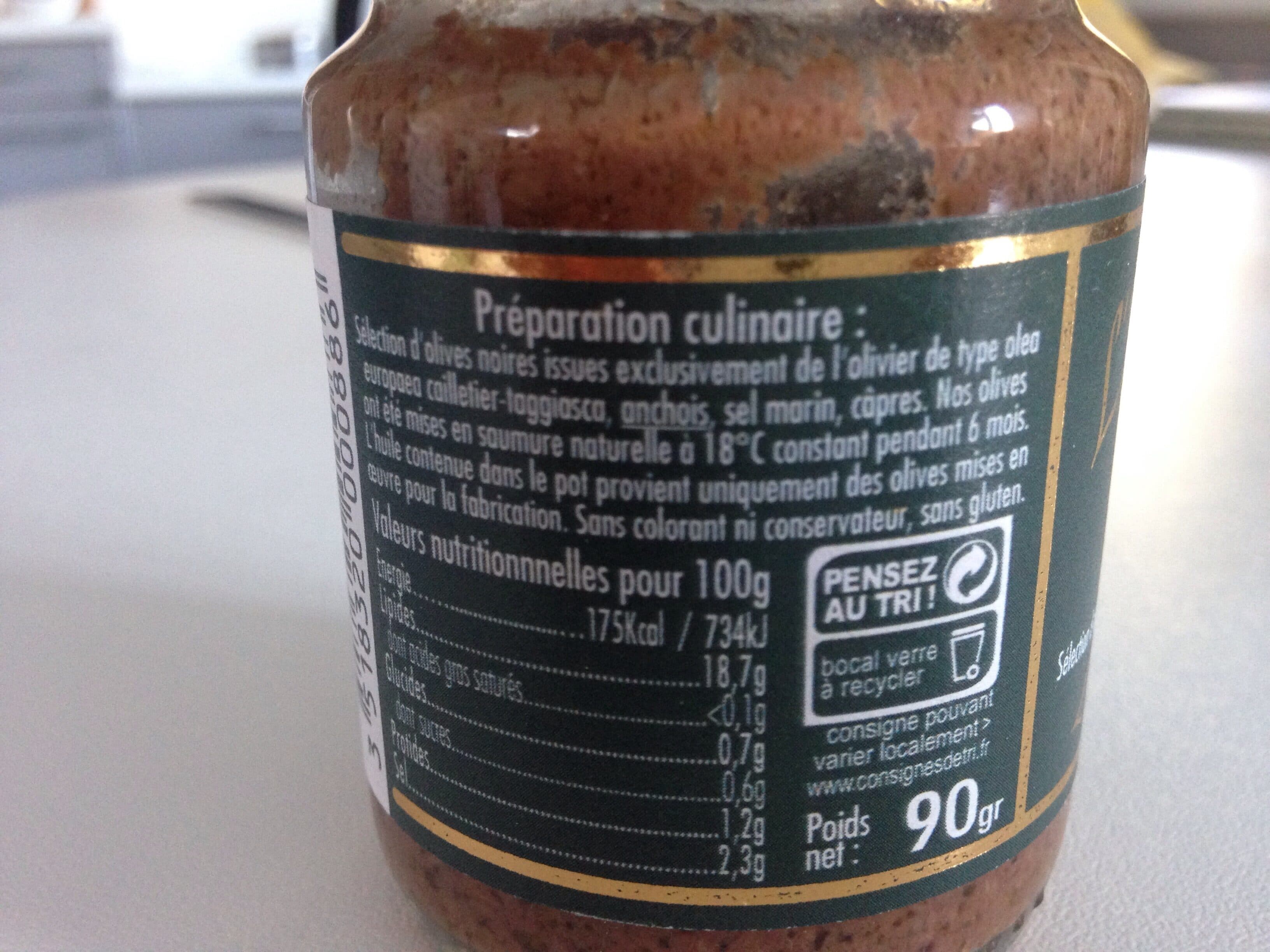 L'art Des Saveurs Tapenade packshot
