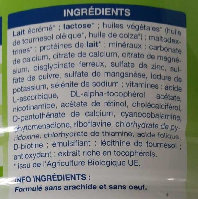 Gilbert Lait maternel infantile packshot