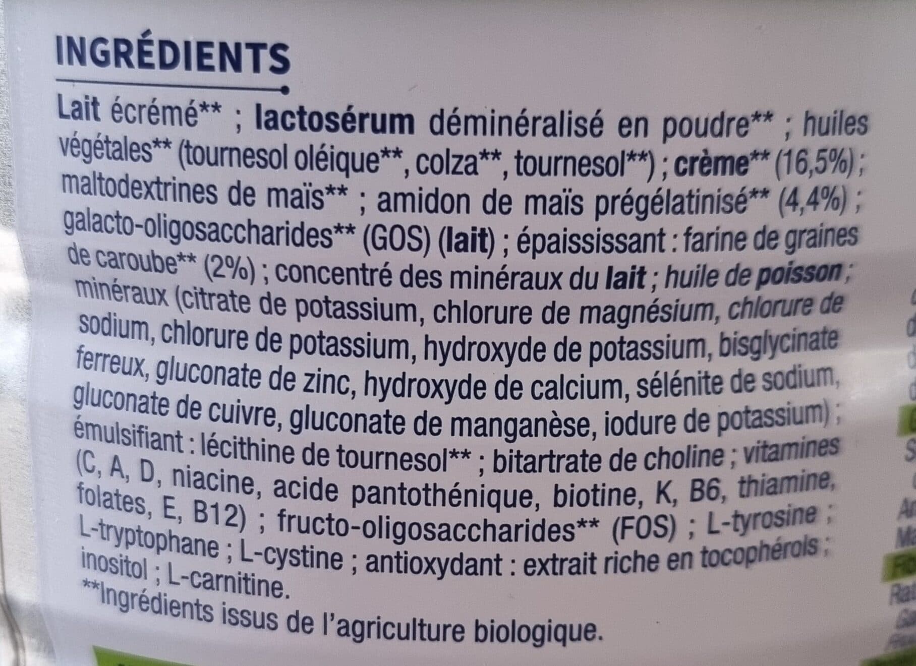 Danone Physiolac Bio AR1 packshot