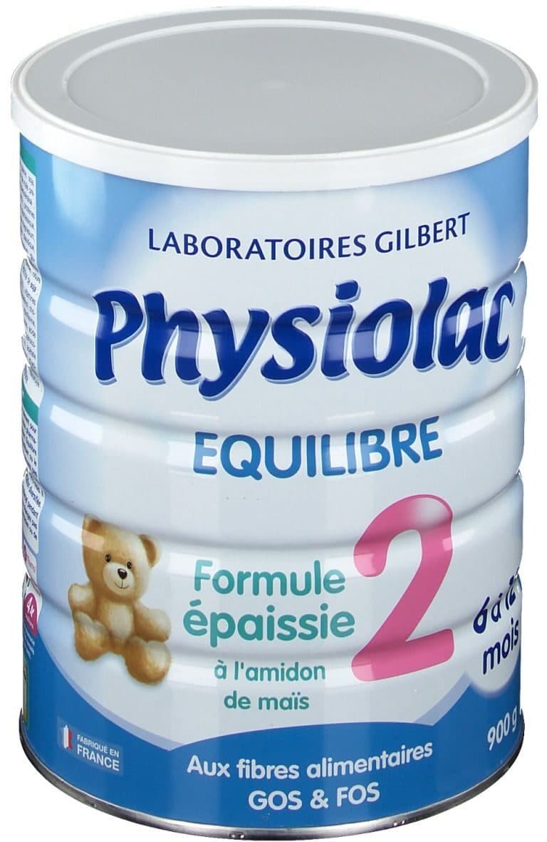 Open Food Facts Physiolac Equilibre Formule épaissie Lait 2ème âge 900G packshot