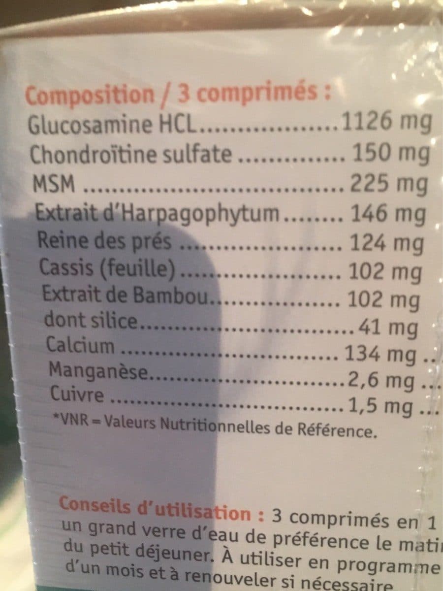 Open Food Facts Chondrosteo+ Articulations packshot