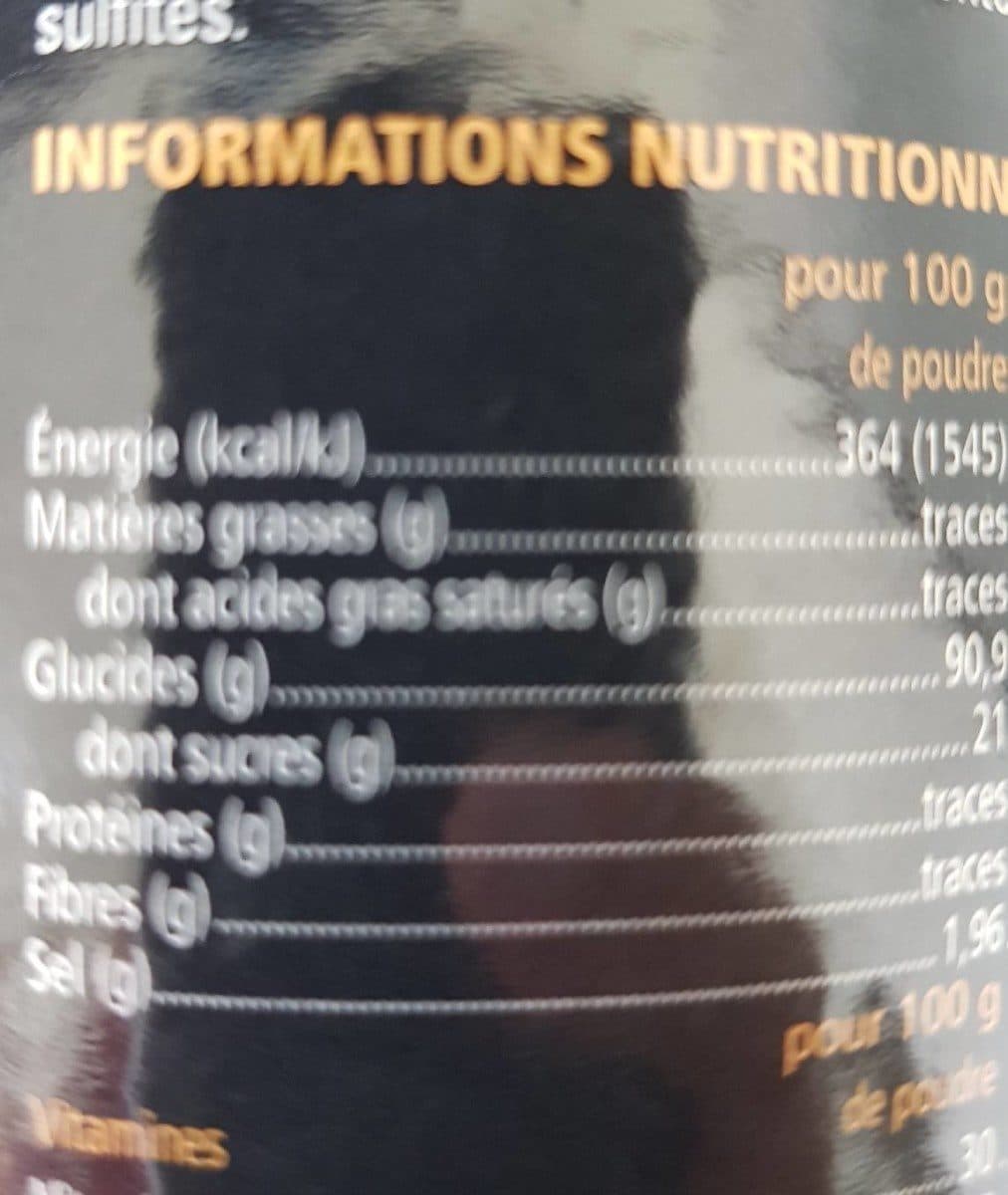 Open Food Facts Boisson énergétique 0-2h packshot