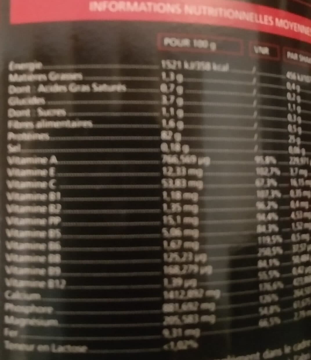 Ea Fit Milk & Egg 95 Saveur Chocolat packshot