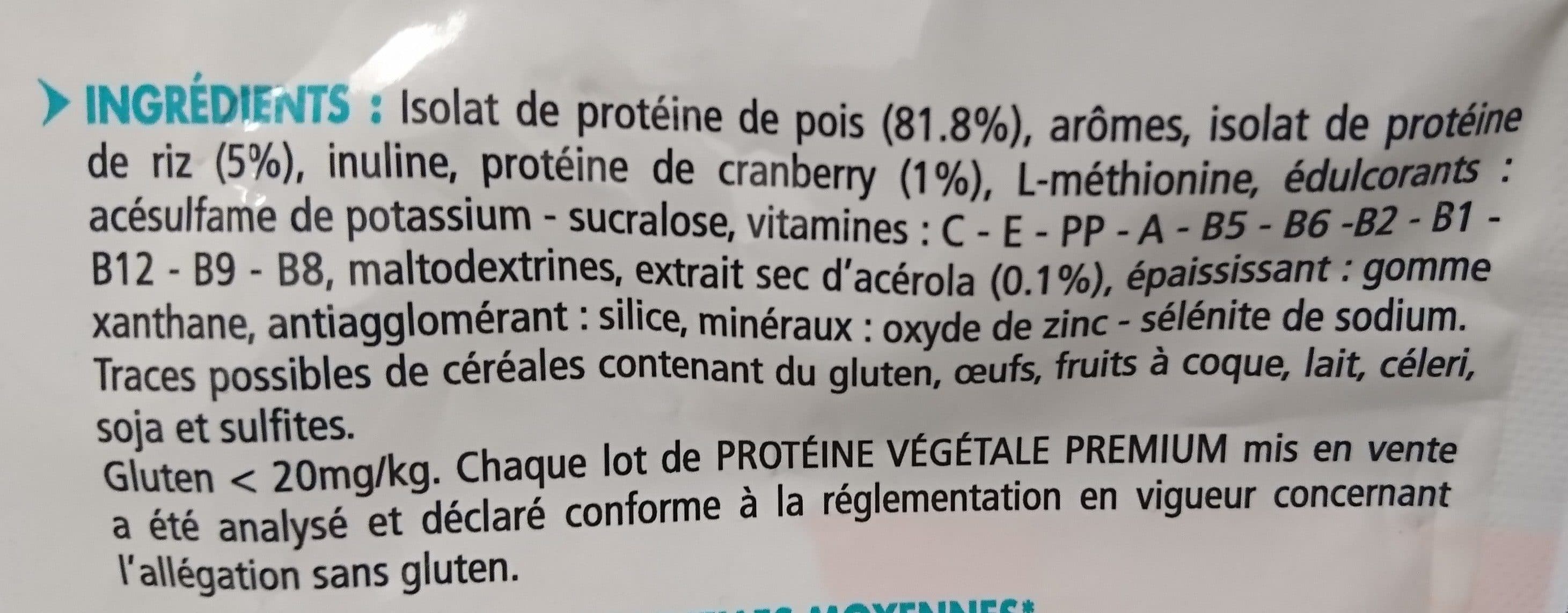 Eafit Protéine Végétale Premium packshot