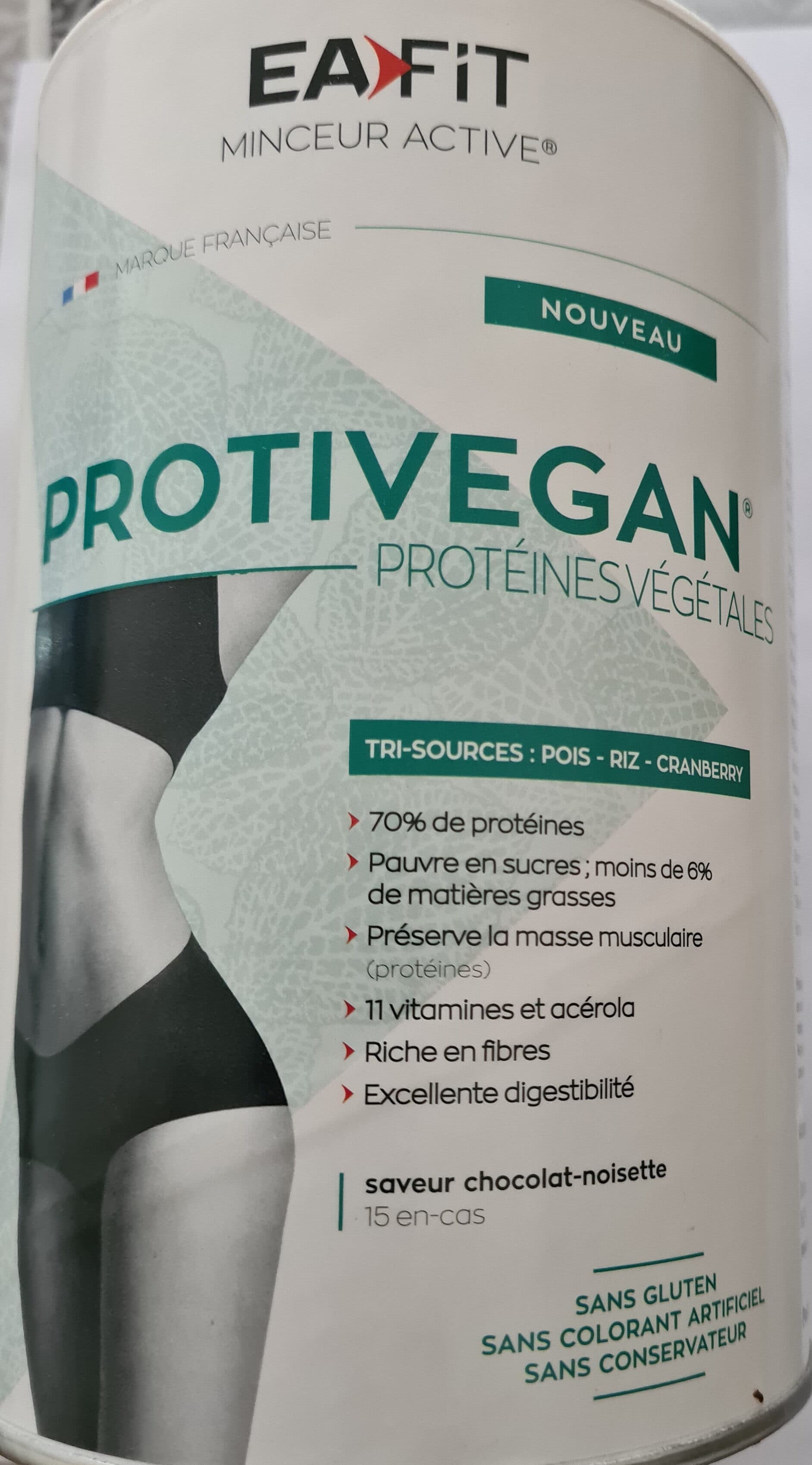 Eafit Eafit Protivegan Chocolat - Noisette 450G packshot